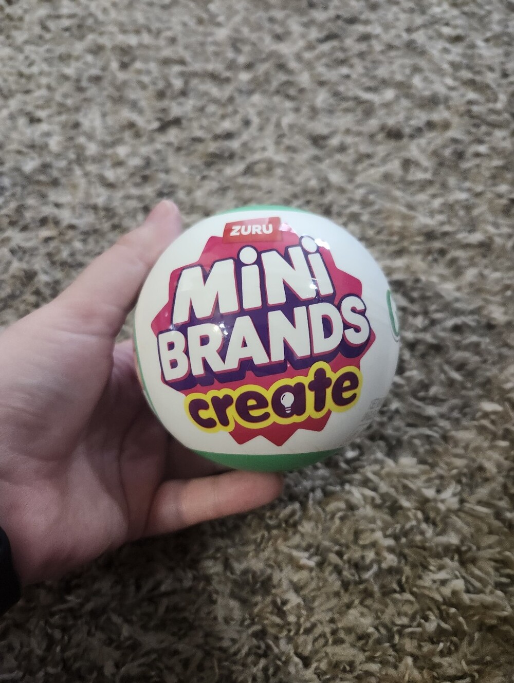 ZURU Mini Brands Create Garden Collectible Toy Ball - White & Green